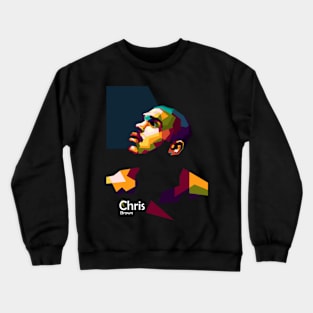 Chris Bro In Wpap Pop Art Crewneck Sweatshirt